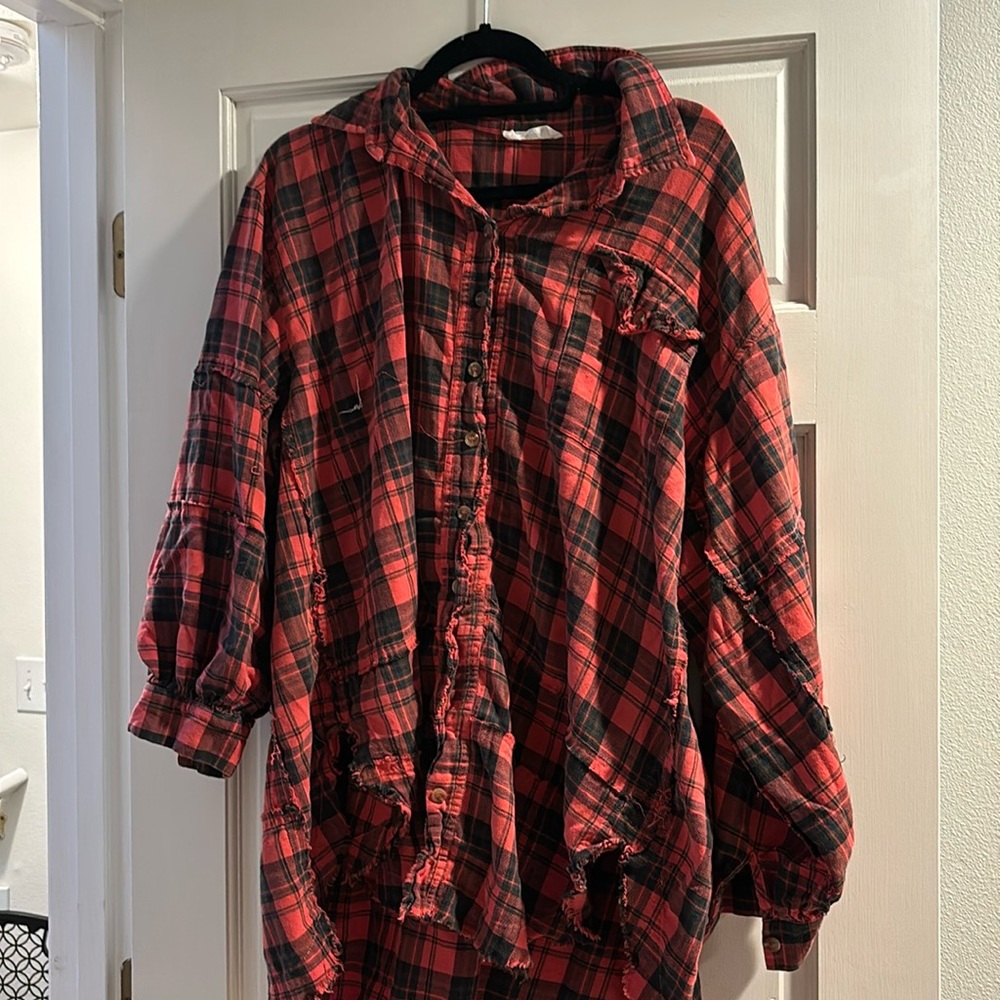 Plaid top